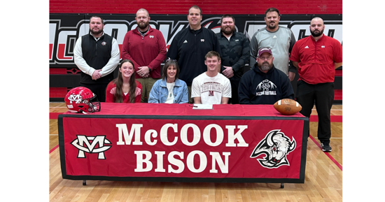 McCook High Football Standout Miles Pollmann Signs With Morningside